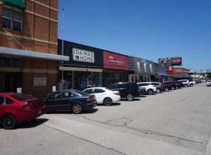 South Elm Street in Carrollton, Texas (United States).