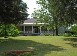 The James H. Bibb House in Madison, Alabama, listed on the Naitonal Register of Historic Places.