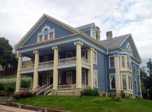 The Merrill-Nowlan House in Janesville, Wisconsin (United States).