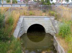 Ocean View Branch bridge at South Spruce Avenue in July 2018
