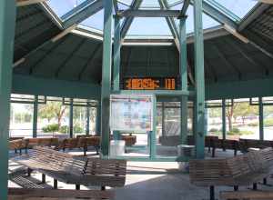 A pretty fancy bus stop. 

This is part of the Denver-area RTD and is located in Northglenn, Colorado. It is served by many routes including the 120X from central Denver.