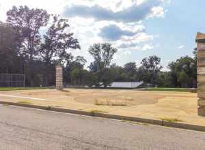 The Memorial Pool in Druid Hill Park, Baltimore, MD, by artist Joyce J. Scott. Photo by Graham Coreil-Allen. https://grahamprojects.com