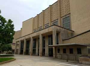A view of the Memorial Coliseum in Lexington, Kentucky