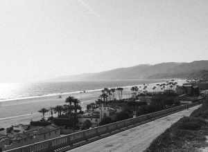 Palisades Beach, Santa Monica, California.