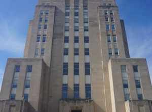 The Racine County Courthouse in Racine, Wisconsin (United States).