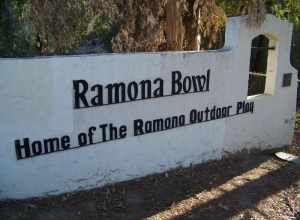 Ramona Bowl Entrance