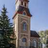 The Randolph Tabernacle LDS church in Randolph, Utah, USA